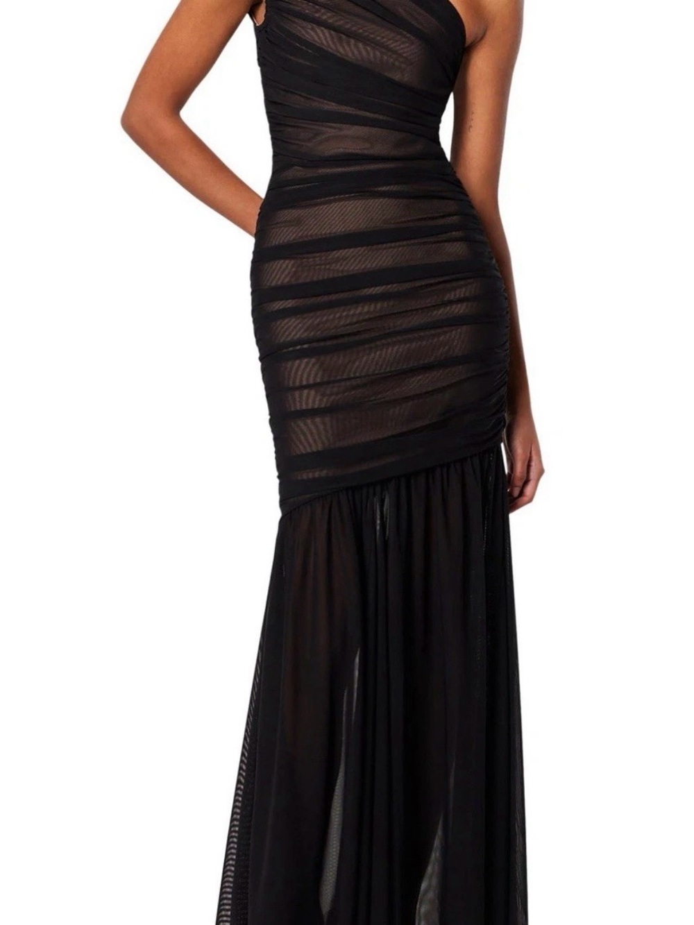 Elliatt Vienna Ruched One Shoulder Gown Size -See measurements size tag missing